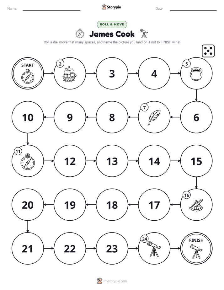 Roll & Move Game