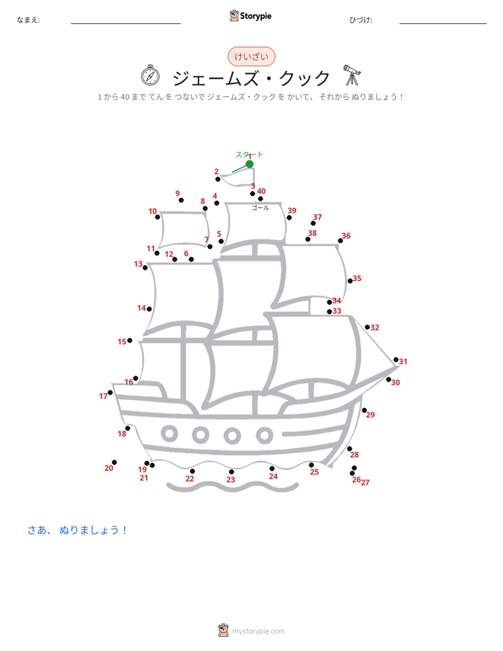 点つなぎ