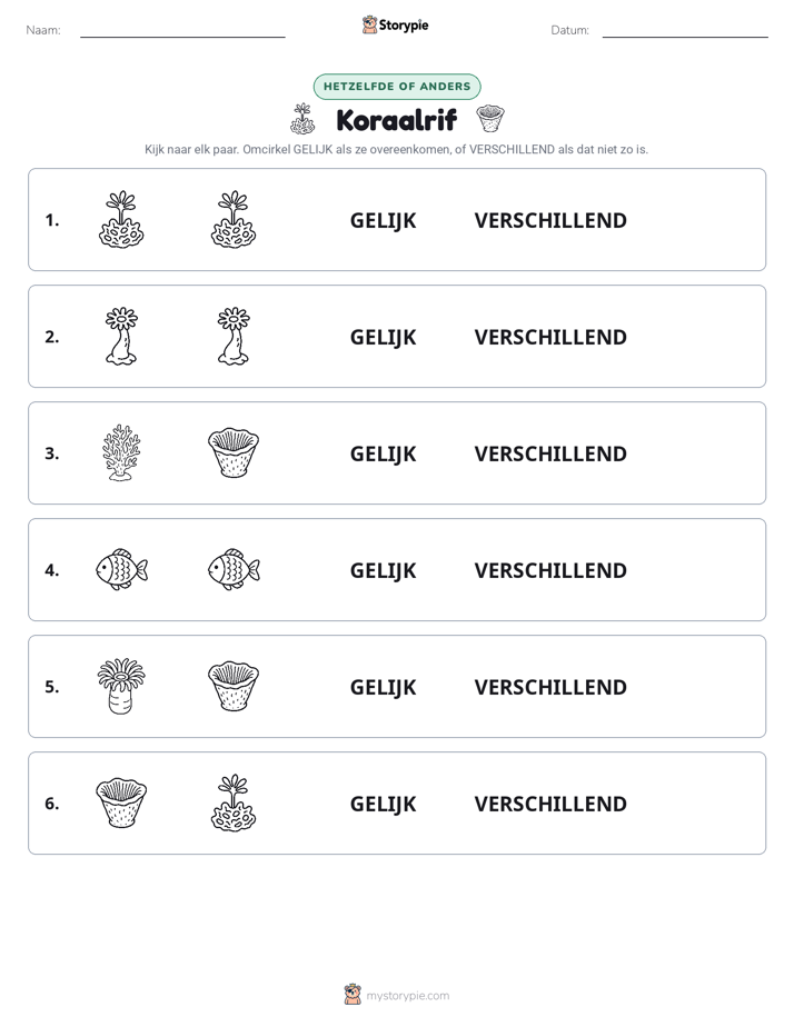 Zelfde of Verschillend