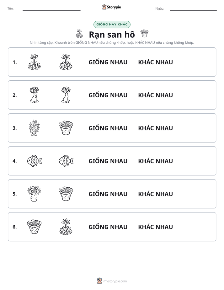 Giống Hay Khác
