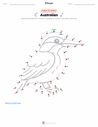 Australien (Kontinent) druckbare Arbeitsblatt Vorschau
