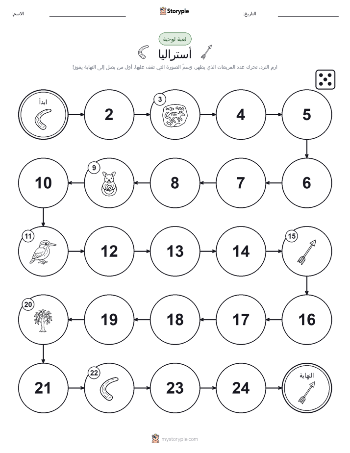لعبة لف و تحرك