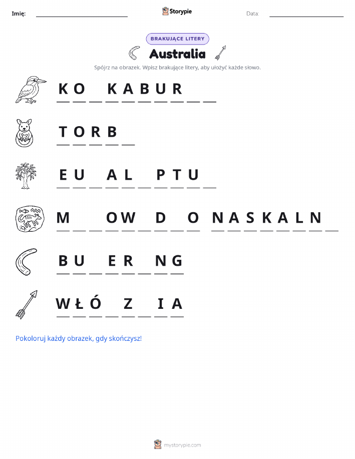 Brakujące Litery