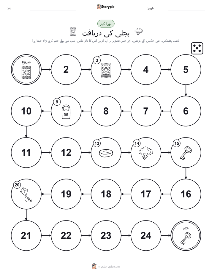 رول اور منتقل کریں کھیل