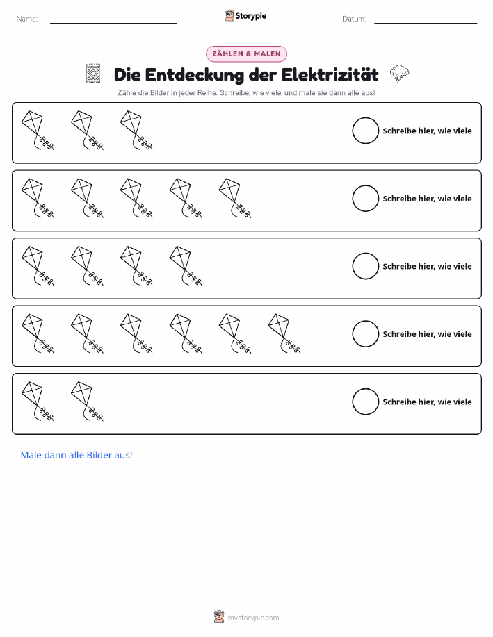 Zählen & Ausmalen
