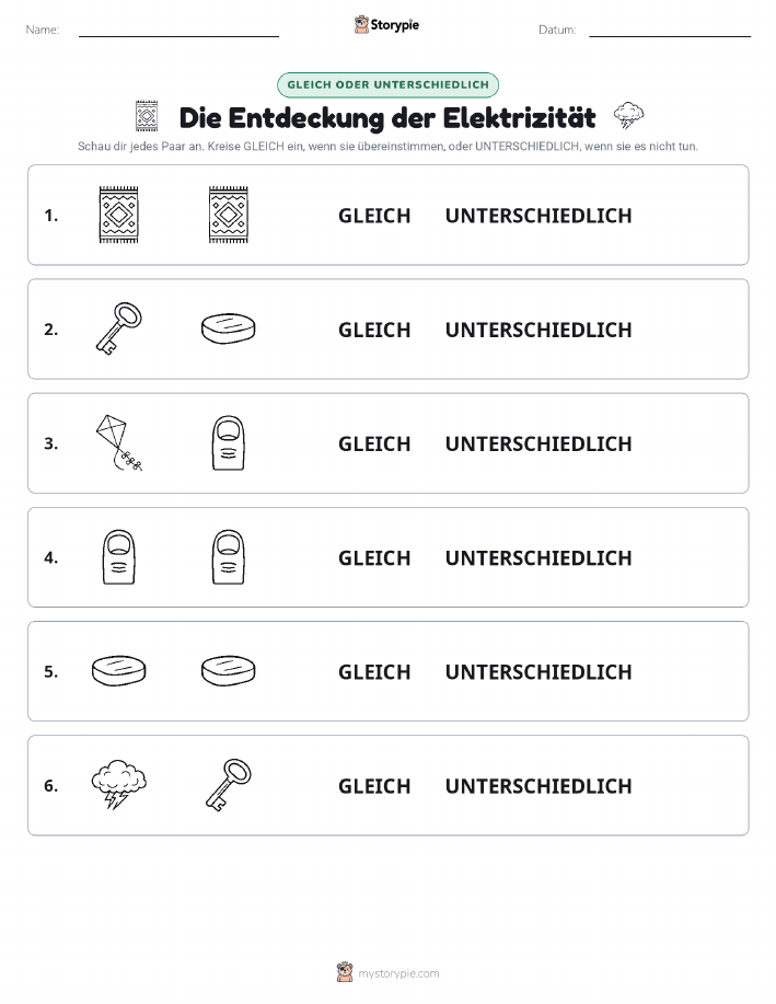 Gleich oder Anders