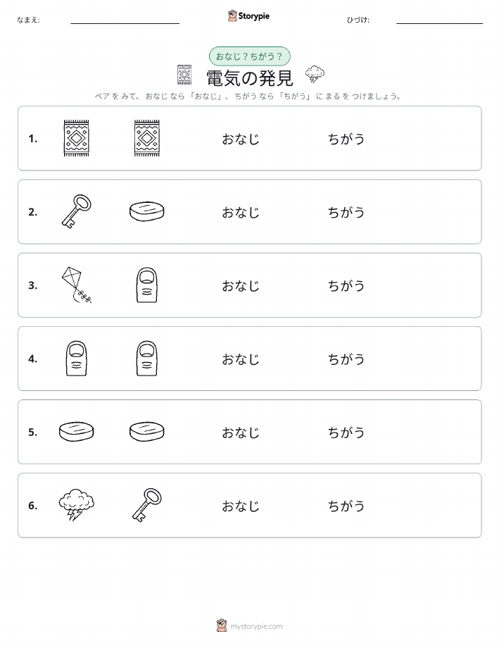 同じか違うか