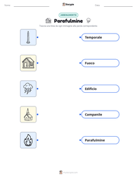 Anteprima della scheda stampabile di Parafulmine