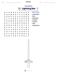 Lightning Rod printable worksheet preview