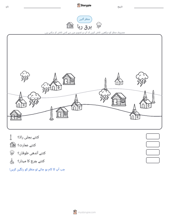 گنتی کا منظر