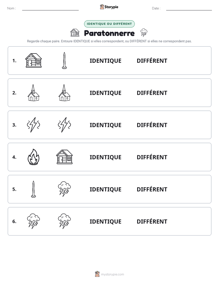 Identique ou Différent