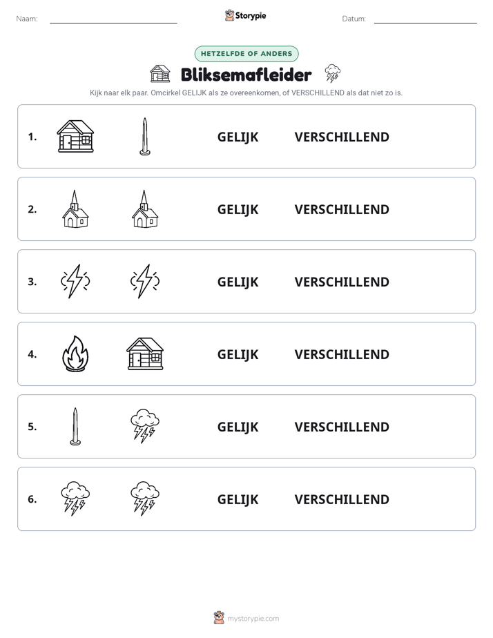 Zelfde of Verschillend