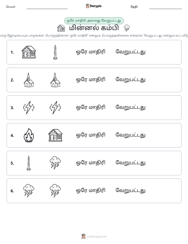 அதே அல்லது மாறுபட்டது