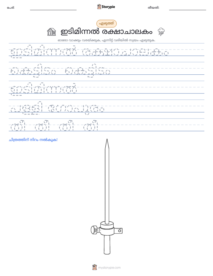 എഴുത്ത് പരിശീലനം