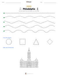 Philadelphia printable worksheet preview