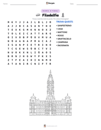Anteprima della scheda stampabile di Filadelfia