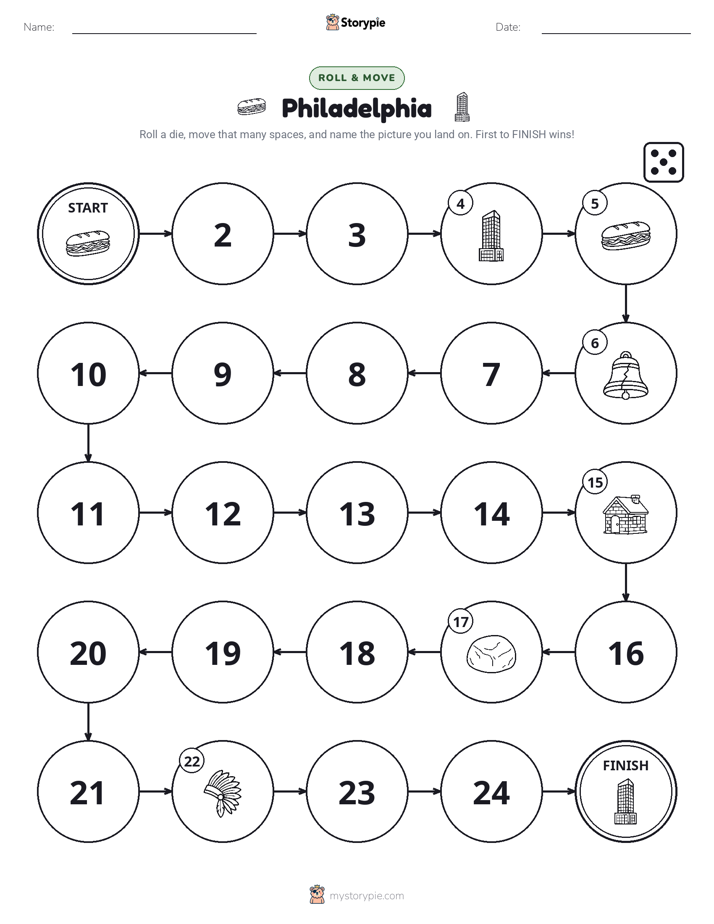 Roll & Move Game
