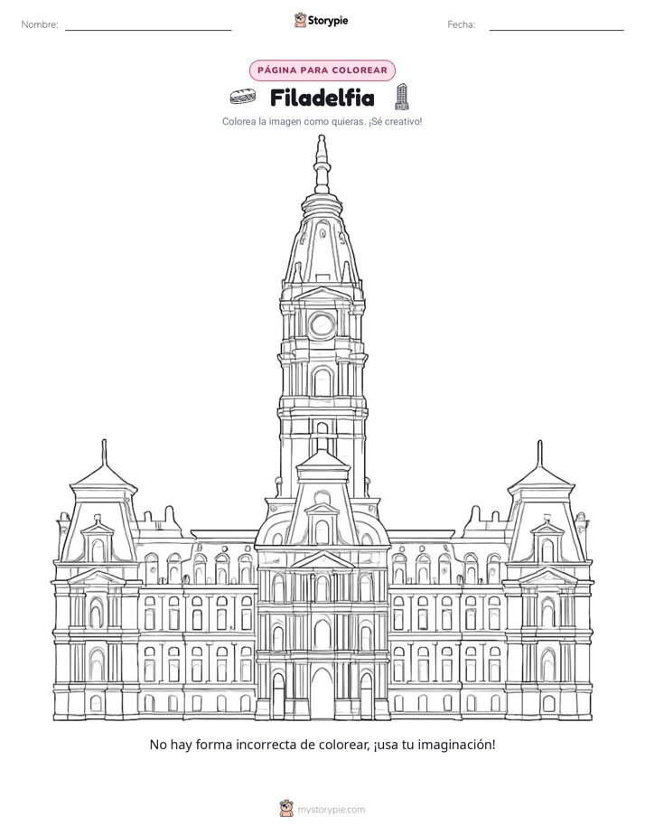 Página para Colorear