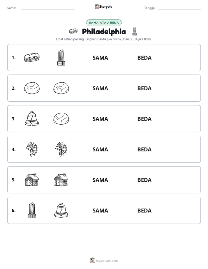 Sama atau Berbeda