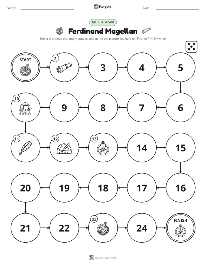 Roll & Move Game