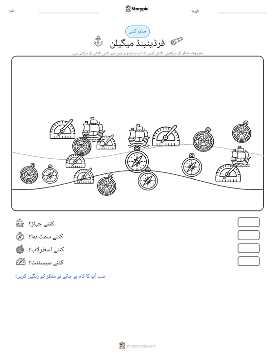 گنتی کا منظر