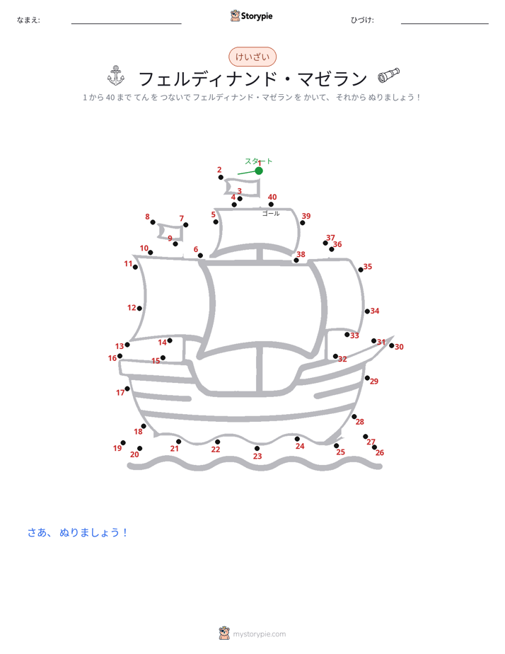 点つなぎ
