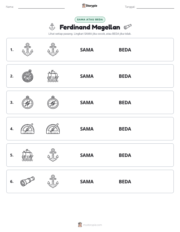 Sama atau Berbeda