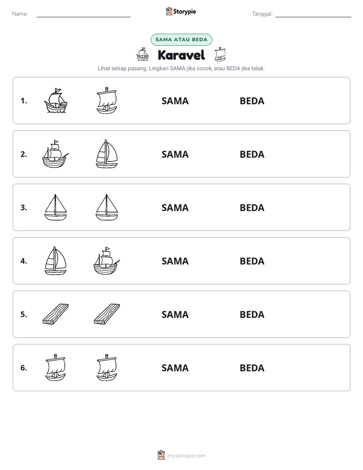 Sama atau Berbeda