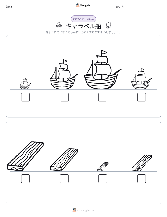 サイズ順