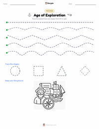 Age of Exploration printable worksheet preview