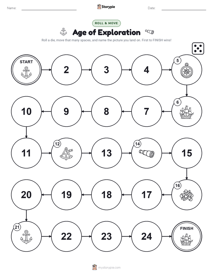 Roll & Move Game