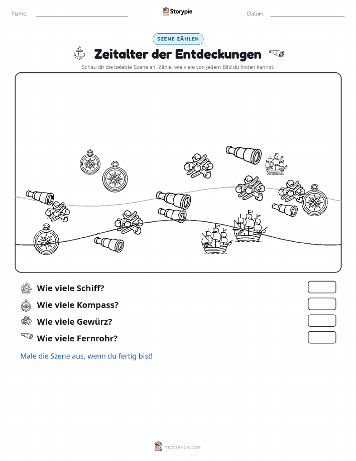 Zähl-Szene