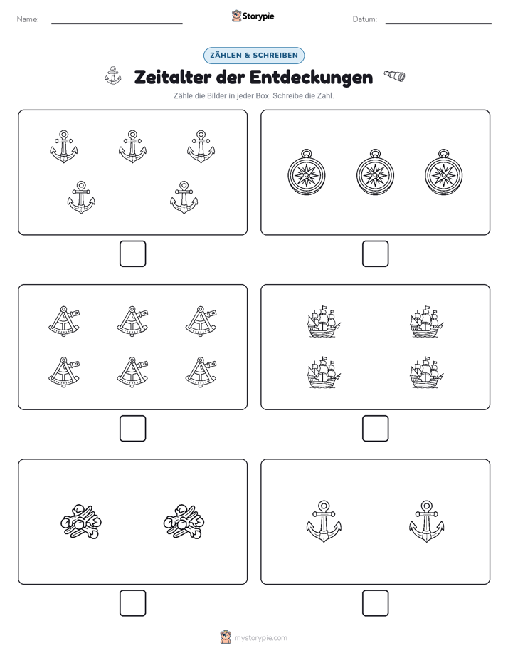 Zählen & Schreiben