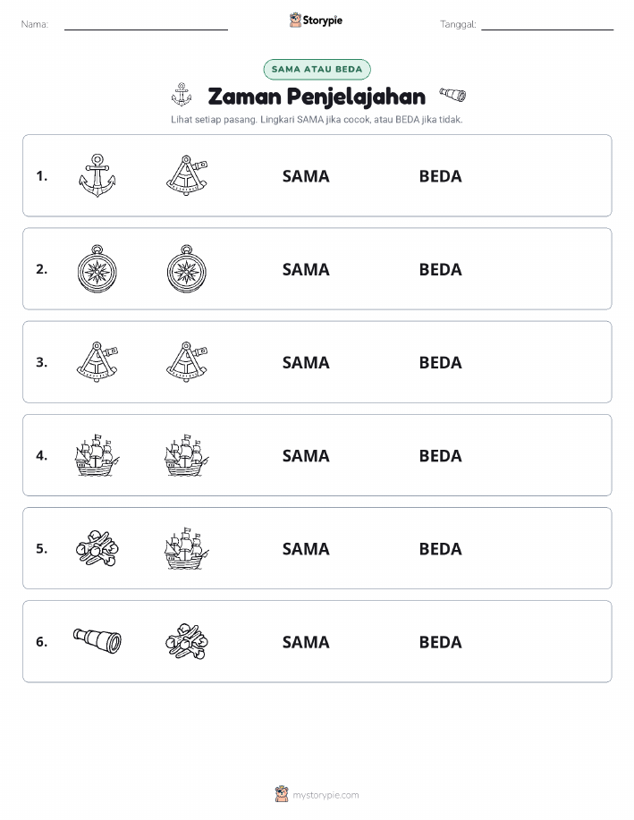 Sama atau Berbeda