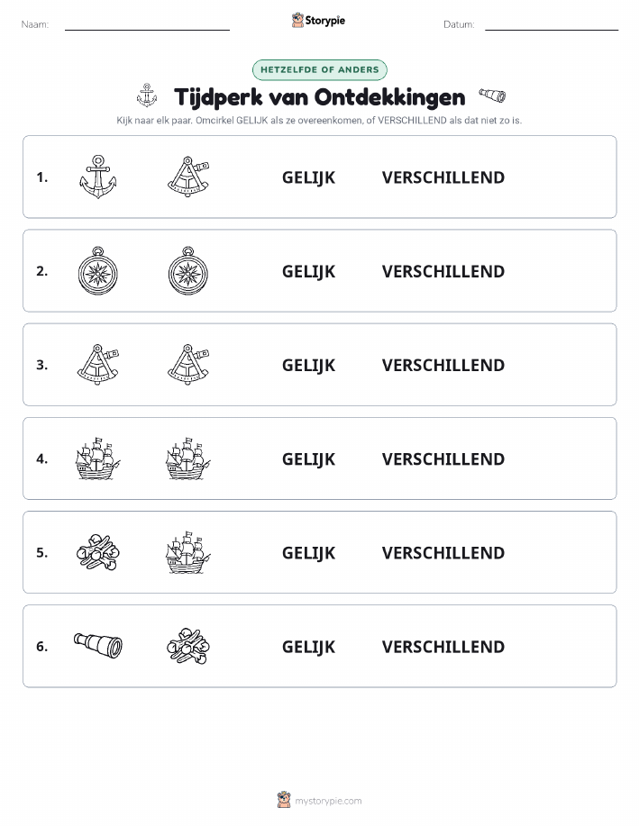 Zelfde of Verschillend