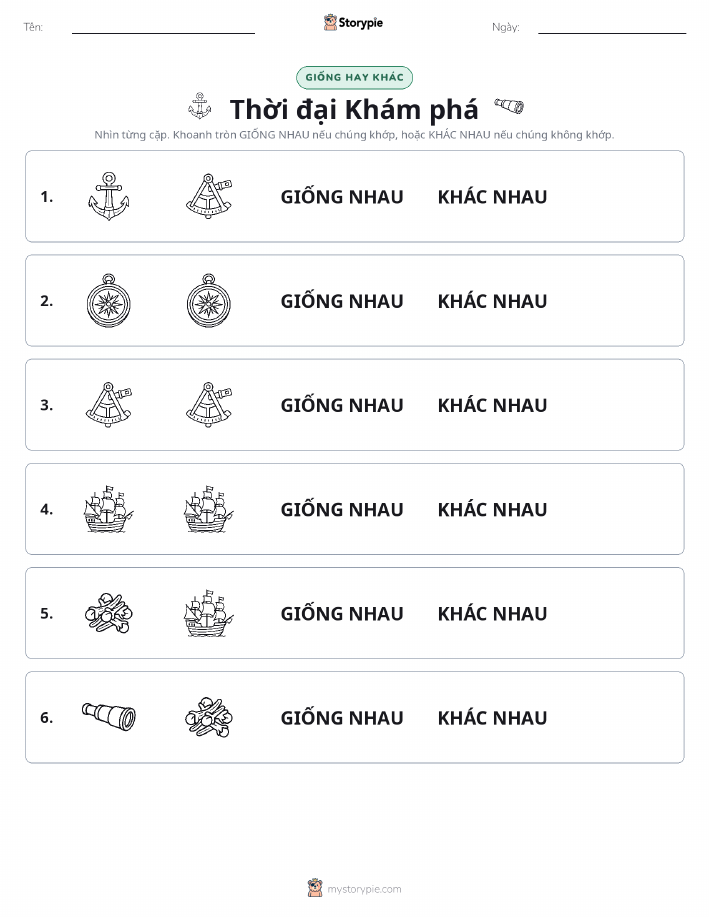 Giống Hay Khác