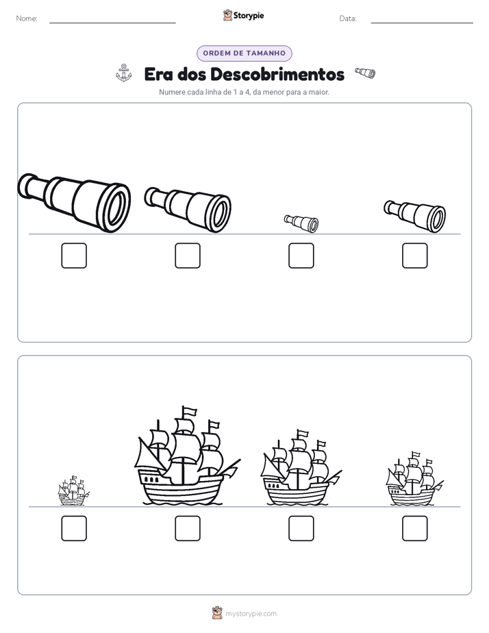 Ordem de Tamanho