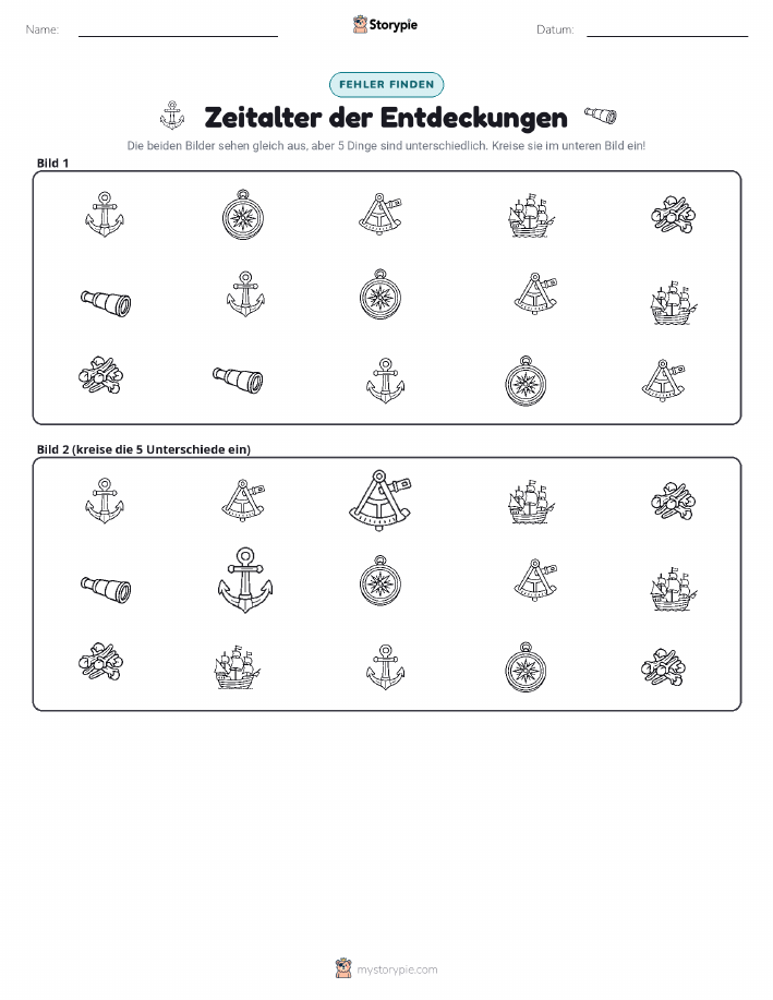Finde den Unterschied