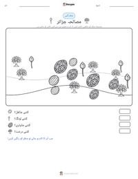مصالحہ جزائر پرنٹ کرنے کے قابل ورکشیٹ کا پیش نظارہ