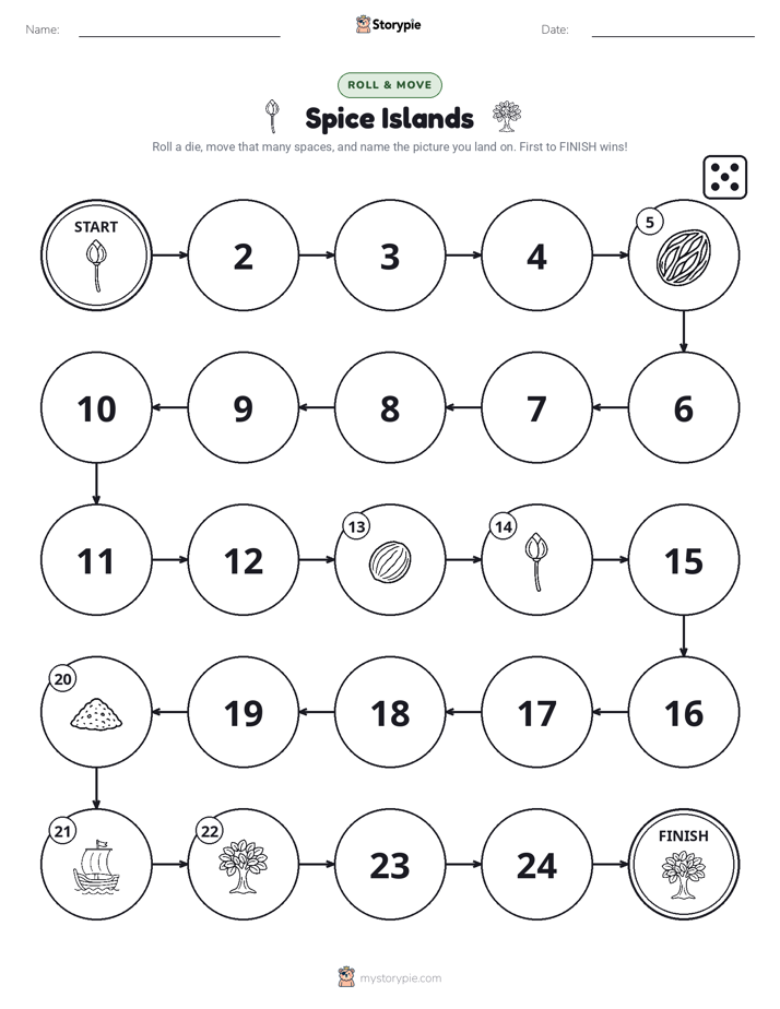 Roll & Move Game