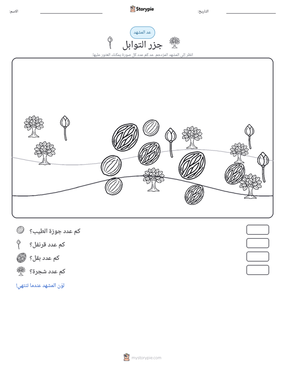 مشهد العد