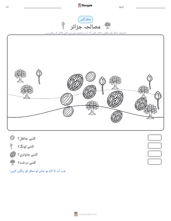 گنتی کا منظر