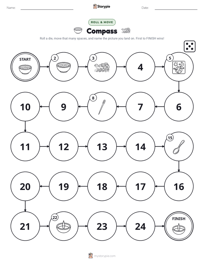 Roll & Move Game