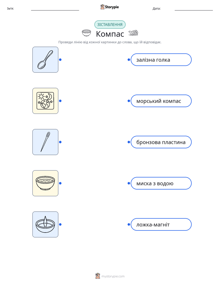 Відповідність малюнків