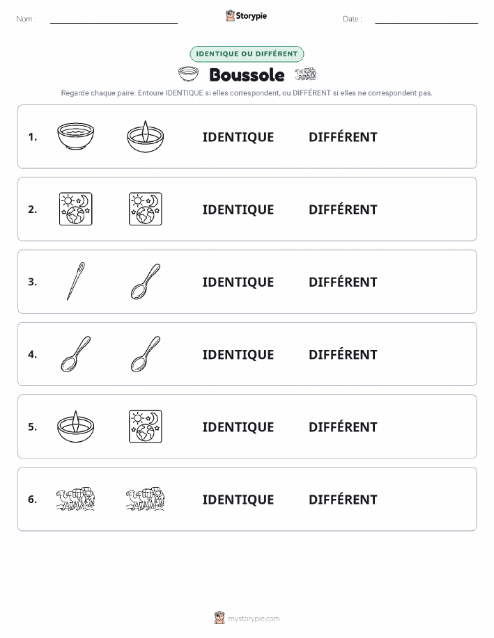 Identique ou Différent