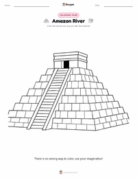 Amazon River printable worksheet preview