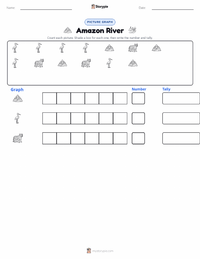 Amazon River printable worksheet preview