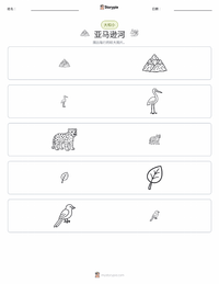 亚马逊河 可打印工作表预览