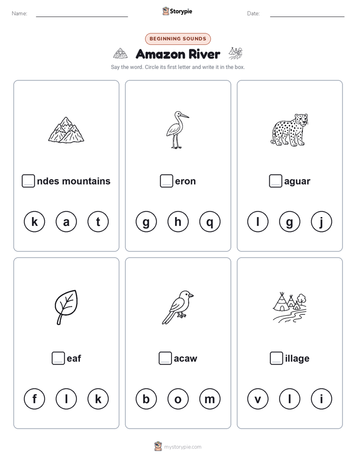 Beginning Sounds