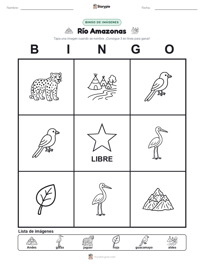 Bingo de Imágenes